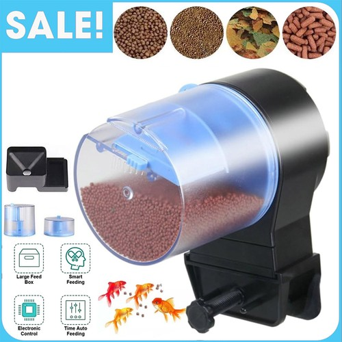 Aquarium Fish Feeder Automatic Food Dispenser Timer Fish Tank Auto Feeder Timing