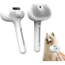 1pc Magic Wand for Pet Hair, Hair Removal Comb with Steam, 3-in-1 Massage Brushes with Handle