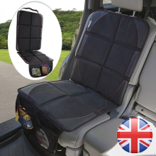 Baby Travel Kick Mats-Front/Back Seat Cover Set-Car Seats Protector & Organizer.