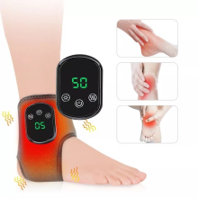 Electric Foot Ankle Massager Heating & Vibration Hot Compress Joint Pain Relief