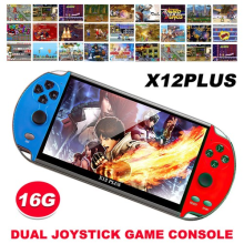 Portable X12 Plus 7" Video Game Console 16GB Retro Handheld 2700 Built-in Games