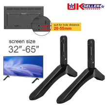 TV Stand Leg TV Base Pedestal Feet Desk Top Pedestal Mount for Samsung LG 32-65"