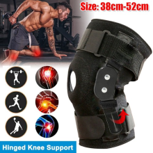 DELUXE Hinged knee Patella Support Brace protection Arthritis injury sports GYM~