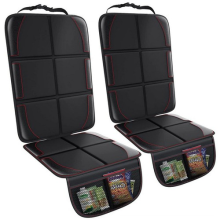 Car Baby Seat Booster Protector Cover PADDED Cushion Organiser Kids Kick Mat Pad