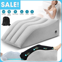 45Tilt Design Foot Pillow Elevation Camping Inflatable Wedge Leg Lift Pillow UK
