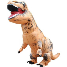 Costume gonfiabile da dinosauro T-Rex per adulti, costume gonfiabile da dinosauro T-Rex Trex per feste, giocattolo per feste.