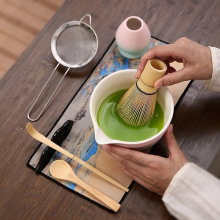 8PCS Bamboo Matcha Whisk Set Matcha Whisk Japanese Tea Ceremony Perfect Matcha