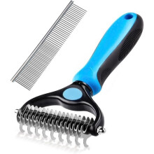 Dog Brush for Undercoat Removal, Dog Hair Comb and Grooming Rakes for Dogs and Dead Hair and Knots