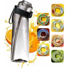 Drink Accessories 650ml Bottle - Flavored Water Bottle - Starter Kit with 7 Air Capsules - Anti-Label Cup