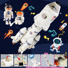 5-in-1 Aerospace Toys Space Shuttle Rocket Toy for Kids Space Adventure Toy Gift