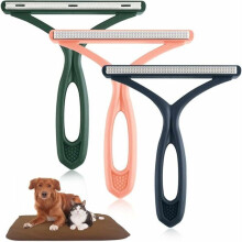 Ahlsen Pet Hair Remover Brush for Cats and Dogs, Portable Reusable Self-Cleaning Pet Hair Picker Brush for Carpets and Pet Hair