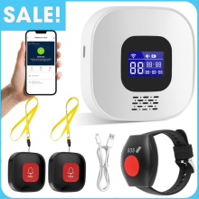 TUYA WIFI Wireless Remote Alarm Call/SOS/Emergency Button For Elderly Caregiver