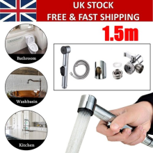 Handheld Bidet Toilet Sprayer Bathroom Bidet Tap Spray Toilet Cleaning Shower UK