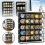 Challenge Coin Display Case Hangable Wall Display Case for Displaying 45 Badges 1