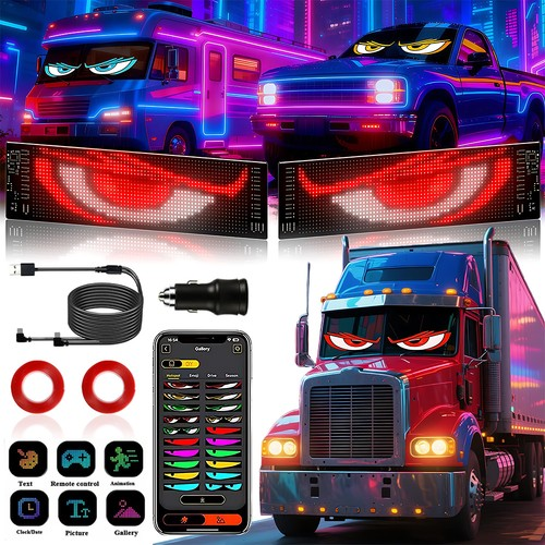 Devil Eyes Light for Cars 2X Devil Eye LED Light Flexible APP Control for Car