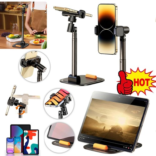 Phone Desk Holder Stand Foldable Desktop Table Mount For Mobile Tablet Universal