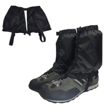 Breathable leg warmers - Waterproof, snowproof, insect and sand resistant - Hiking/Mountaineering - Black, one size fits all