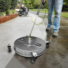 16.5" Pressure Washer Surface Cleaner Rotary Flat Patio Cleaner Stainless Steel