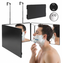 3 Way Mirror 360Self Cut Led Light Mirror Tri-fold Mirror for Self Hair Cutting