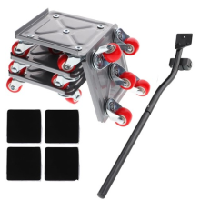 5PCS Heavy Duty Furniture Shifter Lifter Home Mover Tool Wheel Moving Roller UK