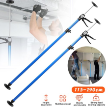 2Pcs Adjustable Cabinet Jack Support Pole 115-290cm Heavy Duty Cargo Bar max50kg