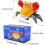Crab toy for babies over 18 months, automatic obstacle avoidance detection, USB charging, orange 4