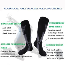 Compression Stockings for Men and Women - Cycling - Black - Unisex - Breathable - Football