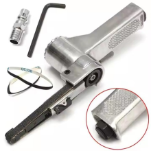 Air Finger Belt Sander Power File Detail Sanding+25x Sanding Belts 1 Set SALE