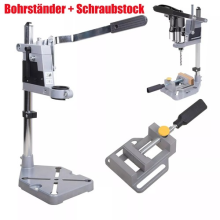 Adjustable Hand Drill Press Bench Stand Workbench Pillar Clamp Drilling Collet