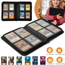 112 Slots Pocket Trading Card Binder 14 Pages Trading Card Album Folder Case UK
