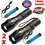 2 Pack Ultra Bright LED Flashlight High Power Torch USB Rechargeable Work Light 1
