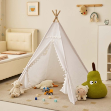 Childrens Kids Pop Up Castle Tent Indoor/Outdoor Playhouse 120x120x130cm