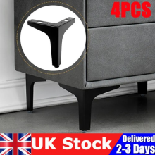 4X Furniture Legs Metal Sofa Feet Table Bed Chair Desk Cabinet Support Hardware