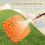 Chicken Nesting Mat - 8pcs - Silica Gel - Orange - 30cm x 30cm 3