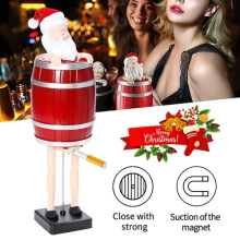 Smoking Box Case Funny Santa Claus Cigarette Dispenser Up Holder Prank Xmas Gift
