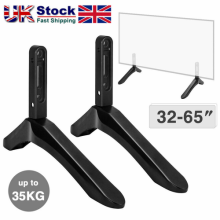 Portable TV Stand Base Mount for 32-65 Inch Samsung Vizio Sony LCD Holder 2 Pack