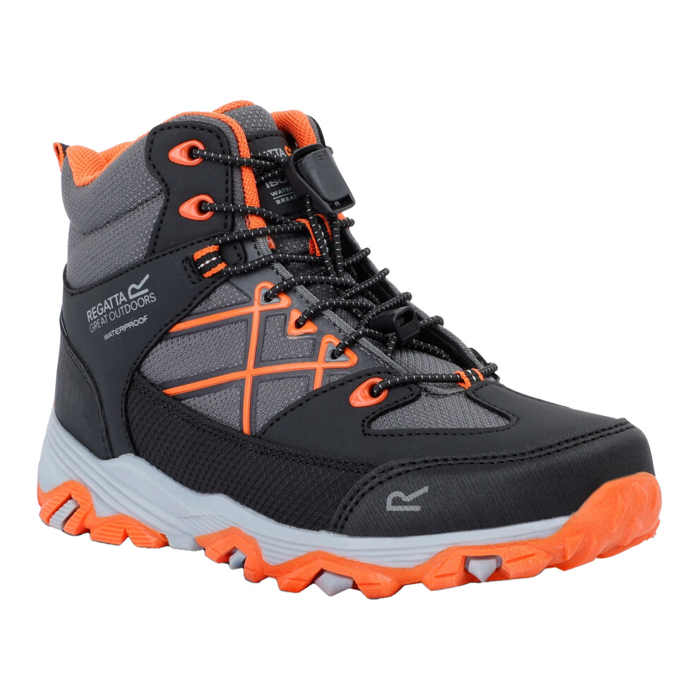 Regatta (1 Uk, Black/Blaze Orange) Childrens/Kids Samaris Iii Walking Boots