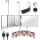 3 Way Mirror 360 Mirror Self Hair Cut Back View Adjustable Tri fold with LED 1