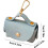 Dog waste bag dispenser - PU leather - Black - Scratch resistant - Practical 2