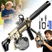 M416 Automatic Electric Water Blaster Long Range Summer Pool Garden Games Toy UK
