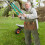 Multi-pocket, color-blocked, stretchable gardening apron 4