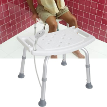Shower Chair Bath Stool Seat Padded Height Adjustable Non-slip Bathtub 200lb