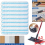 10X Mop Refill Pads Flat Microfiber Replacement Heads For Vileda H2PrO Flat Mop 2