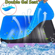 Comfort Gel Seat Cushion Pressure Relief For Car Office Chair Wheelchair Home