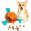 Indestructible Interactive Dog Toy - Kong-Style Intelligence Game - Interactive Ball - Small, Intelligent Activity Toy 1