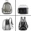 Cat Backpack - HANDEIU - Expandable - Transparent with Bubbles - Lightweight - 6 kg Max 3
