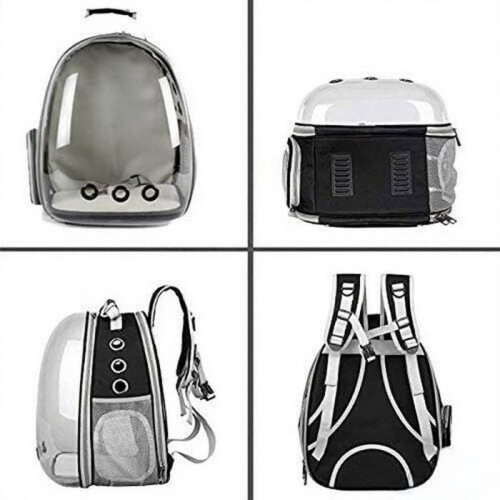 Cat Backpack - HANDEIU - Expandable - Transparent with Bubbles - Lightweight - 6 kg Max 2