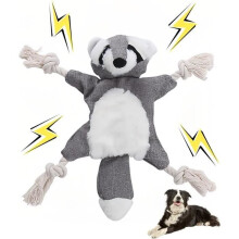 Indestructible Squeaky Dog Toy, Noisy Toy for Large Dogs, Plush Tug-of-War Toy