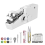 Mini Handheld Portable Cordless Sewing Machine Hand Held Stitch Home Clothes 1
