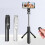 Bluetooth selfie stick with tripod, 28 inches, foldable and extendable, for mobile phone, with remote shutter release 3